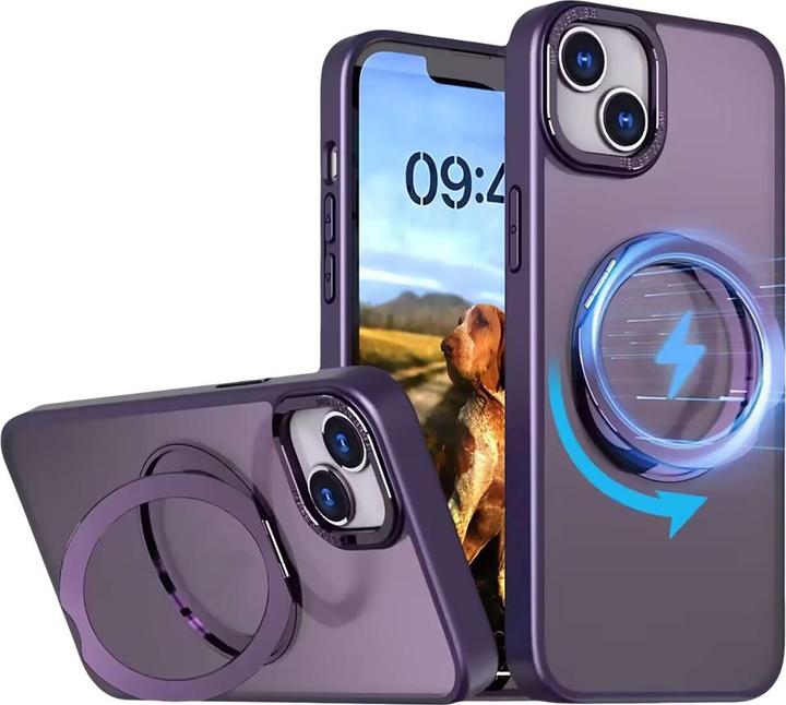Actual product image OEM Mag Ring Rotating case for iPhone 11 purple (Apple iPhone 11)