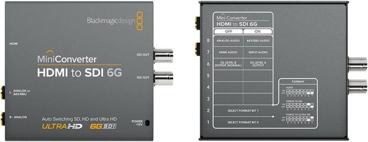 Actual product image Blackmagic Mini Converter HDMI-SDI 6G (Camera Converter)