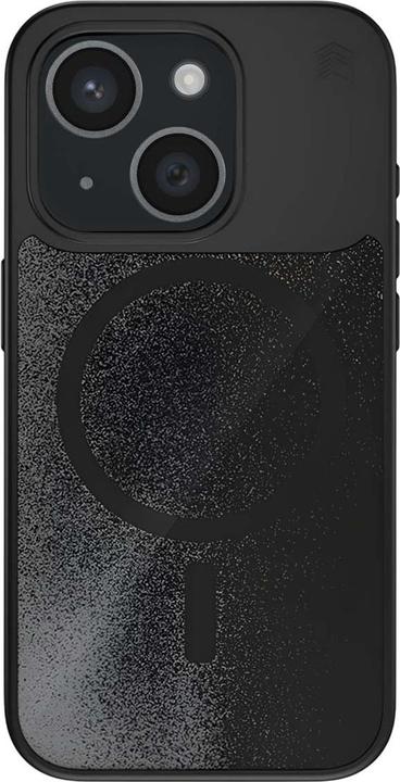 STM Relax Sand MagSafe - iPhone 15 Hülle (Schwarz / Grau) (Apple iPhone 15)