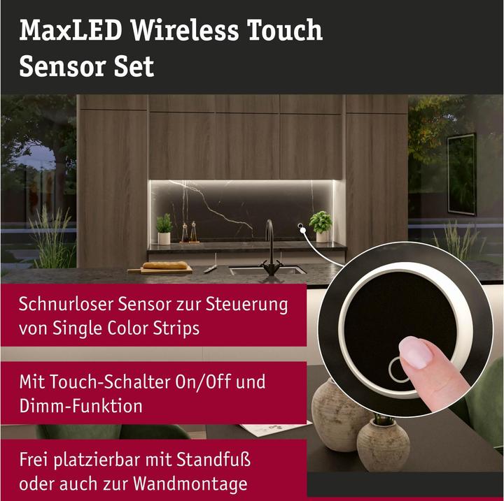 Actual product image Paulmann MaxLED Wireless Touch Sensor Set