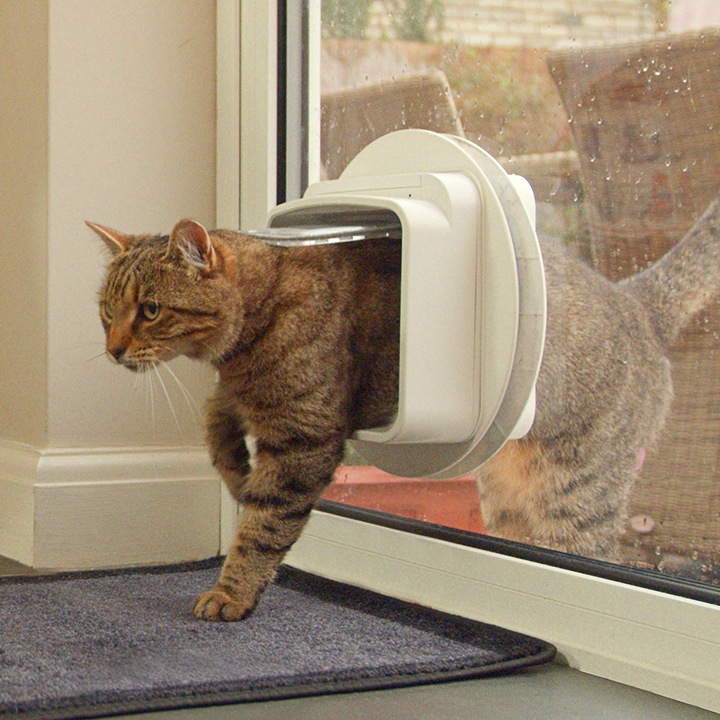 Productafbeelding SureFlap Kattendeur met dubbele scan (Microchip kattenluikje)