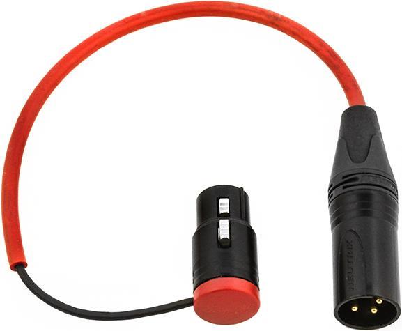 Actual product image Rycote XLR-3m to Lightweight 90° XLR-3f Cable, 260mm