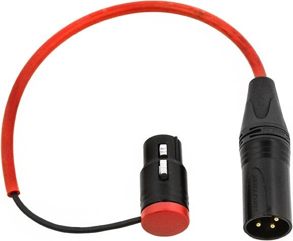 Rycote XLR-3m to Lightweight 90° XLR-3f Cable, 260mm