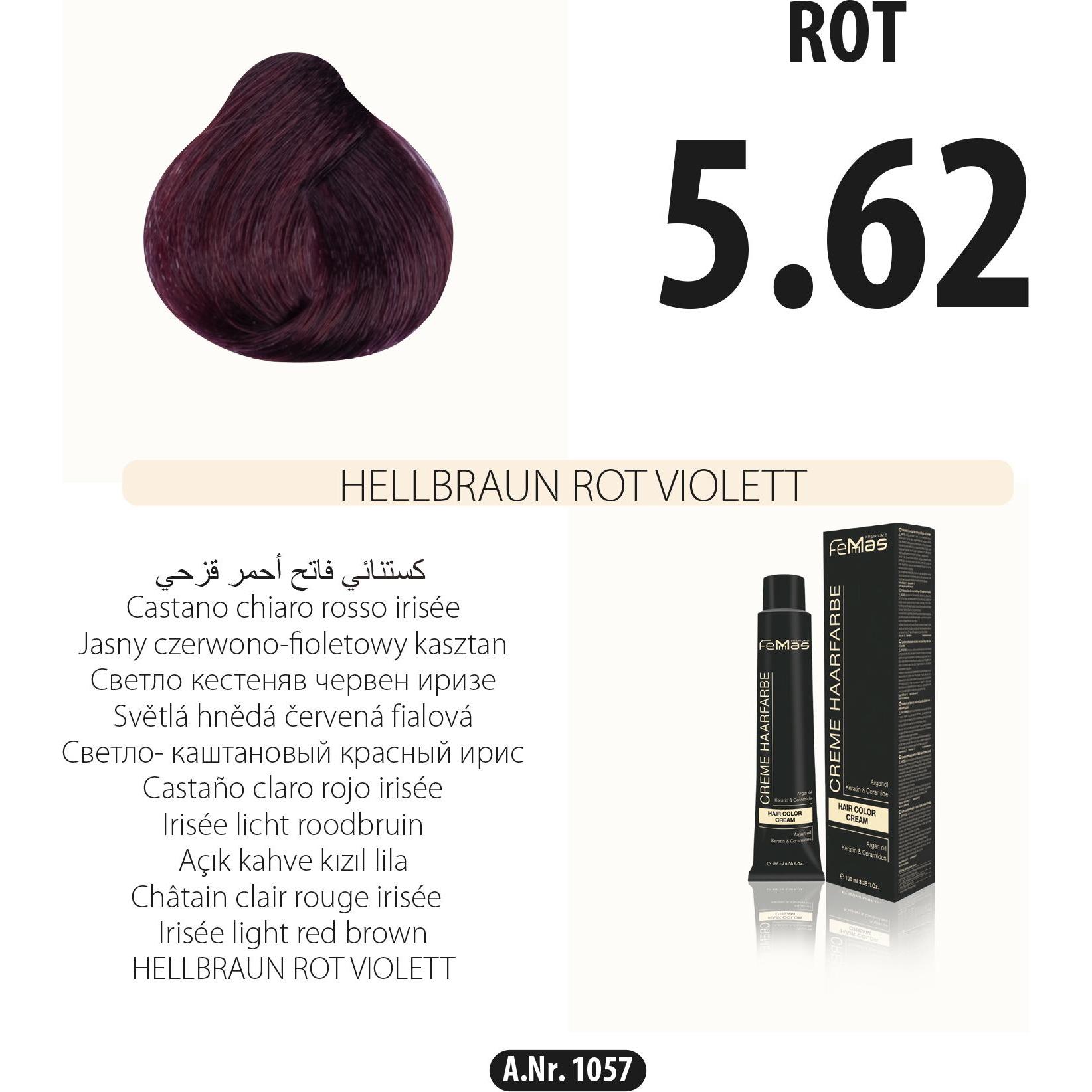 7.46) Hair Color Medium Blonde Copper Red 100ml