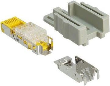 Actual product image Harting Han-Modular RJ45 10G Cat6 plug 8p IDC