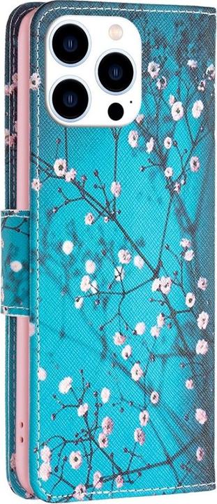 Actual product image Ueli Express iPhone 14 Pro book case Case with card holder Blossom Forest (Apple iPhone 14 Pro)