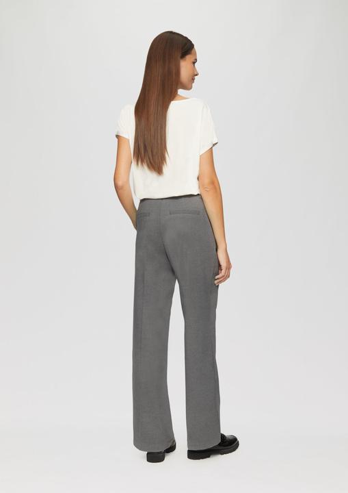 Actual product image S.Oliver Hose Stoffhose mit Wide Leg und Bügelfalten (44)