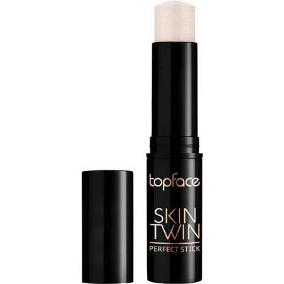 Konjac Sponge, Highlighter + Bronzer, Skin Twin Perfect Stick Highlighter 001 (001, Highlighter)