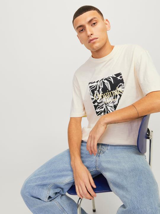 Actual product image Jack & Jones Printed round neck T-shirt T-shirt (XL)