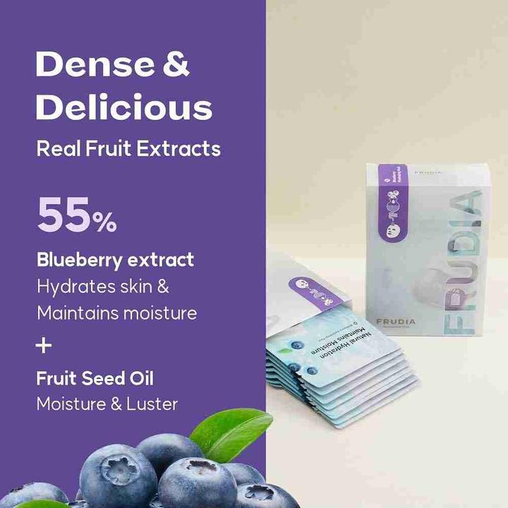 Actual product image Frudia Blueberry Hydrating Mask (10 ml)