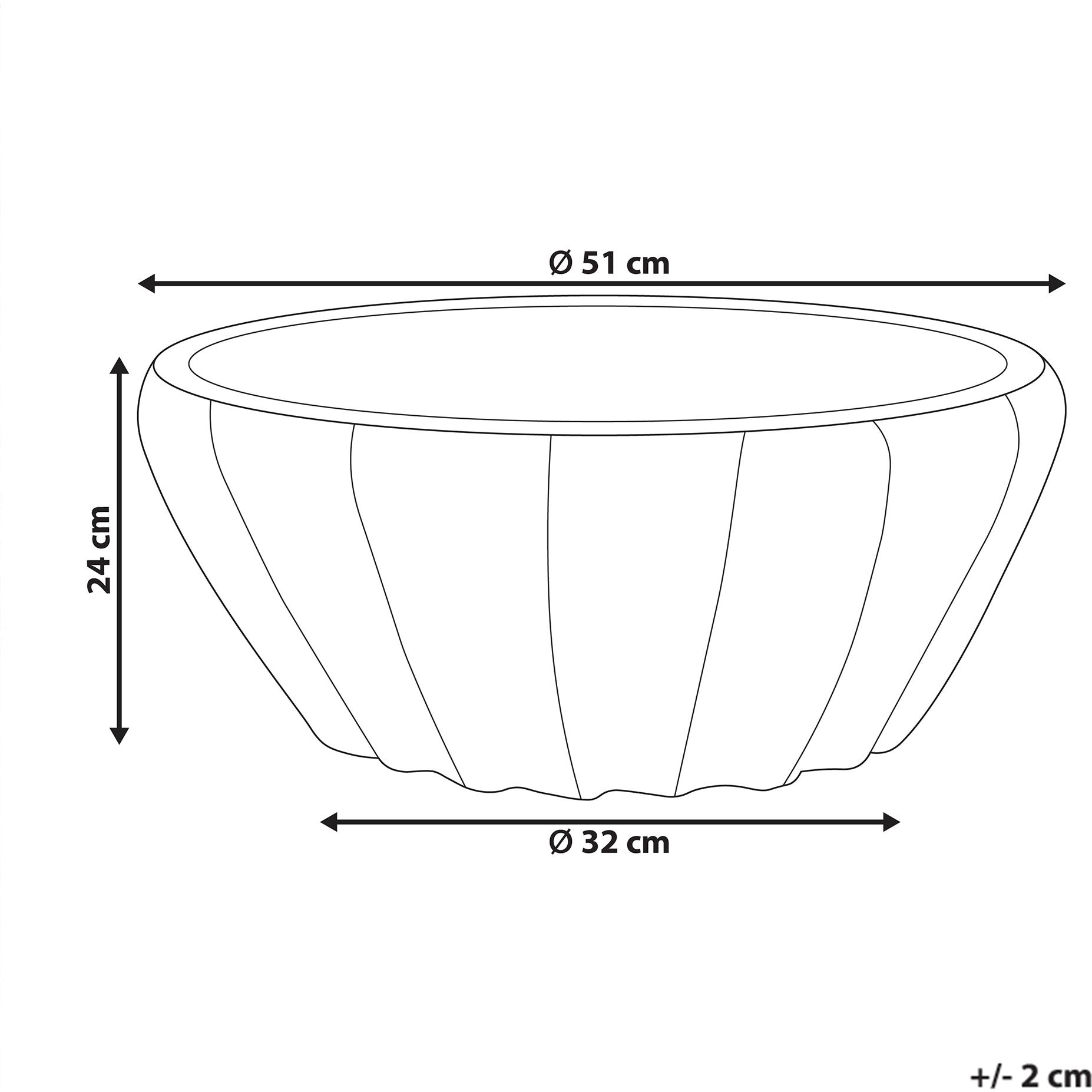 Thumbnail - Beliani, Blumentopf, Ostrya (51 cm)