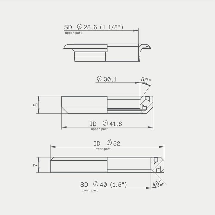 Produktbild Acros is41/is52-lagerset