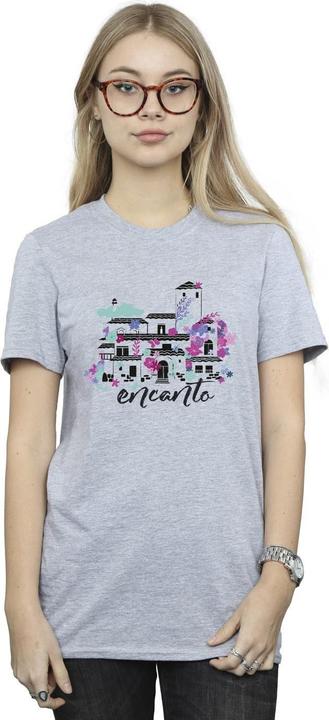 Actual product image Disney Womens/Ladies Encanto Casita Cotton Boyfriend T-Shirt (XXL)