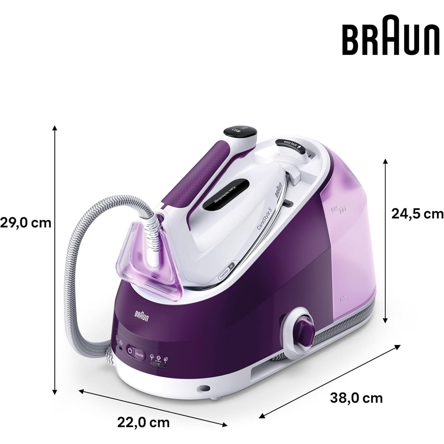 Braun Viola/Bianco Is5247 Vicarestyle 5, Ferro Da Stiro,