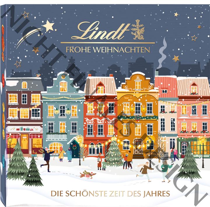 Produktbild Lindt Pralinen Assortiert Geschenkbox Winterdorf Edition (215 g)