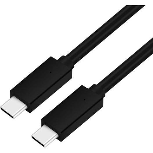Platinet cable USB-C - USB-C 5A 100W 2m, black (45579) (2 m, USB 2.0), USB Kabel