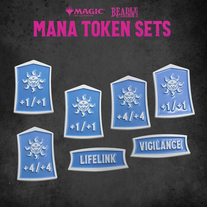 Image du produit Beadle & Grimm´s Pack de jetons et de dés Magic the Gathering White Mana
