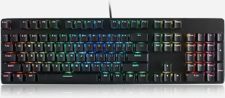 Actual product image Glorious PC Gaming Race GMMK-BRN-V2 full size, ANSI US standards, Gateron Brown Switch (US, Cable)