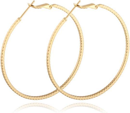 Actual product image Hermex Gold plated LUXURY earrings - Gold (Copper alloy)