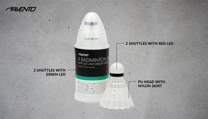 Produktbild Avento BADMINTON SHUTTLES (4) - LED
