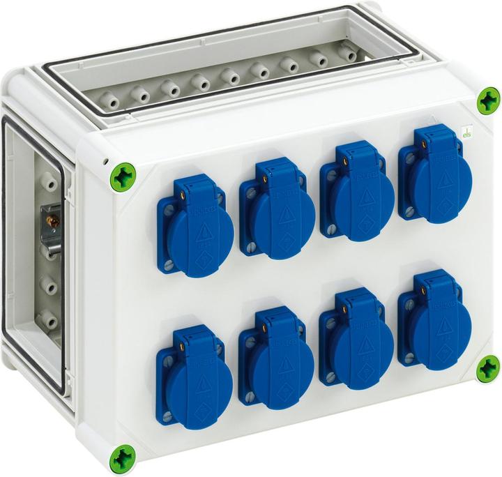 Produktbild Spelsberg SPE GTV 470 SteckdosengehÃ¤use 320x220x179mm 8xSCHUKO (Gehäuse)