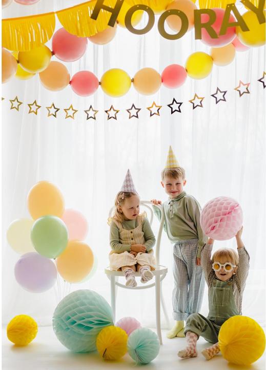 Image du produit Partydeco Ballons à chaîne Linking Ballon décoratif or métallisé 33cm, 20 pièces (20 x)