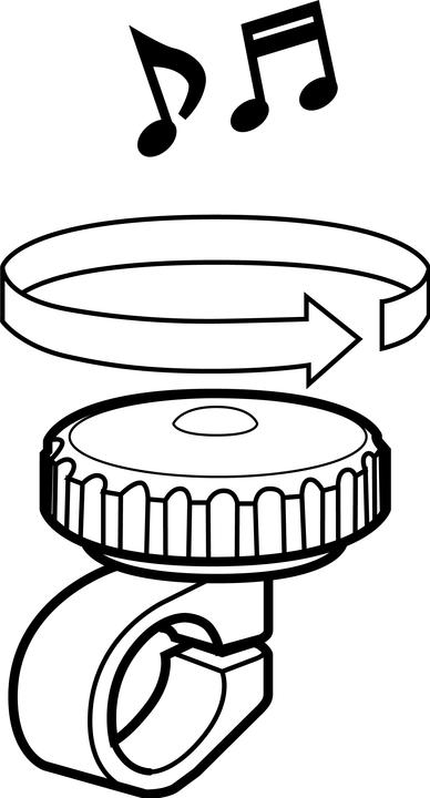 Image du produit Rainette Sonnette rotative transparente