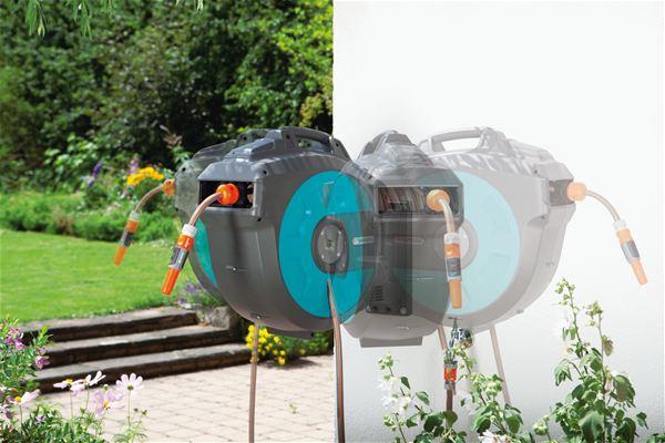 Actual product image Gardena Wall mounted hose box 25 Roll-up (25 m)