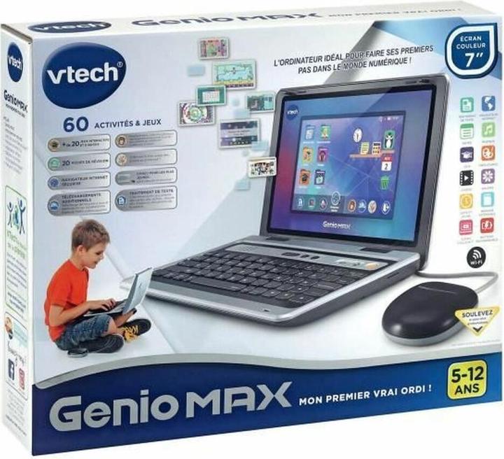 Actual product image VTech Ordi Genio Max Ecran 7 Pouces (French, 5 - 12 years)