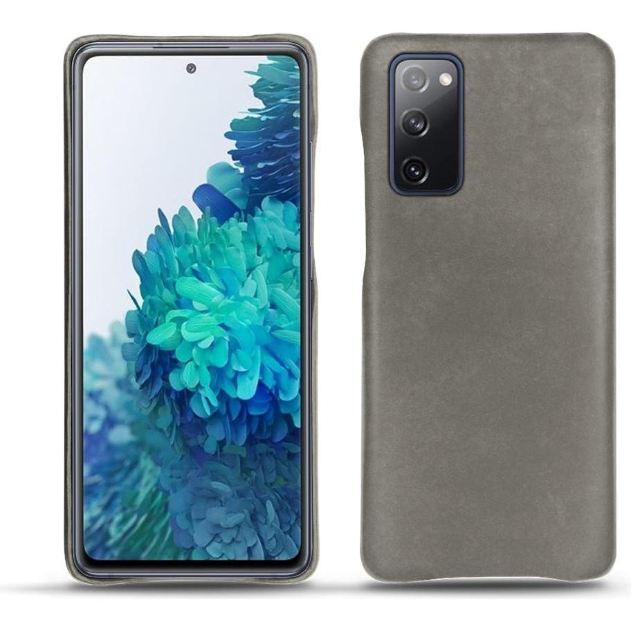 Noreve Lederschutzhülle (Samsung Galaxy S20 FE), Smartphone Hülle, Grau