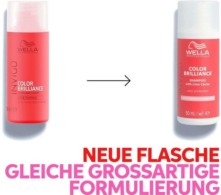 Produktbild Wella Invigo Color Brillance Shampoo Feines bis mittelfarbiges Haar (Flüssiges Shampoo, 50 ml)