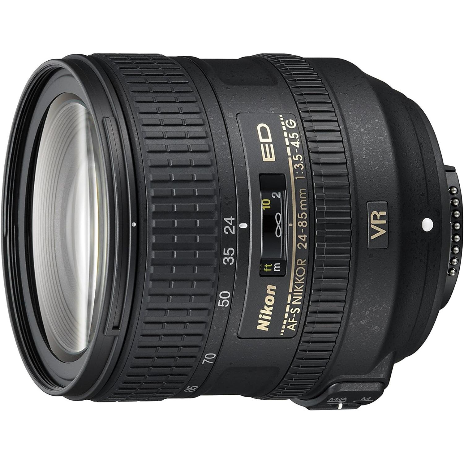 Nikon AF-S NIKKOR 24-85mm f/3.5-4.5G ED VR Standardzoom mit VR (318140)