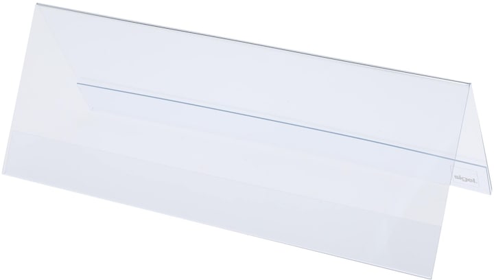 Produktbild Sigel Tischaufsteller Dachform (24 x 9 cm)