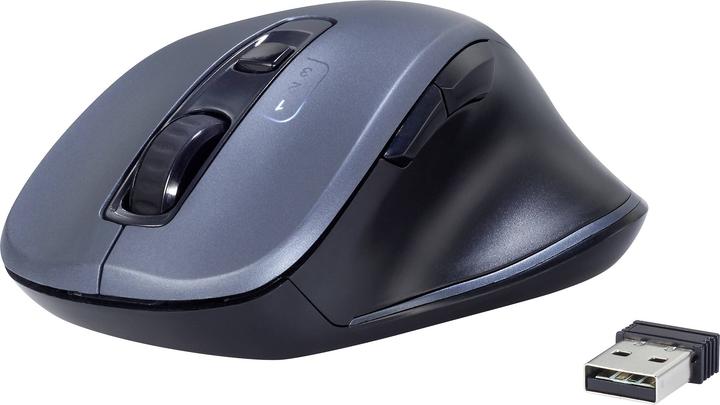 Actual product image Renkforce Bluetooth®, Wireless 3D Mouse Optical Ergonomic Grey (Wireless)