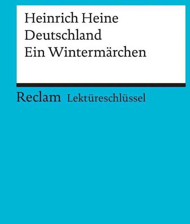 Produktbild Heinrich Heine: Deutschland. Ein Wintermärchen (Deutsch, Wolfgang Kröger, 2003)