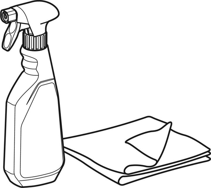 Actual product image Geberit AquaClean cleaning set