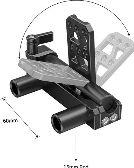 Produktbild SmallRig 2802 Dual 15mm Rod Battery Hinge