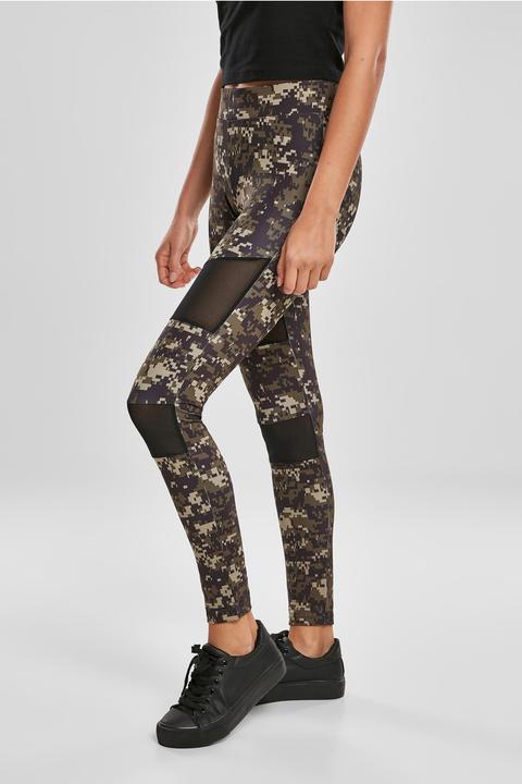 Actual product image Urban Classics Ladies Camo Tech Mesh Leggings (S)