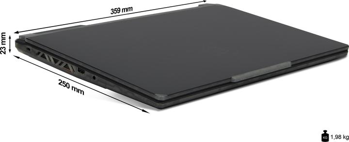 Actual product image MSI Cyborg 15 A13VE-1005 i5 16 N bk DOS (15.60", 512 GB, 16 GB, DE, Intel Core i5-13420H)