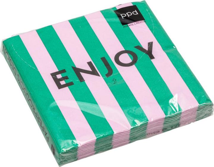 ppd Servietten Enjoy 33cm x 33cm (20 Stk., 33 x 33 cm)