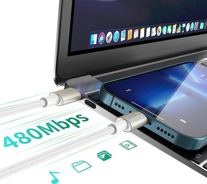 Actual product image 4smarts USB C – USB C (3 m, USB 2.0, 60 W)