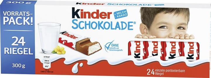 Produktbild Kinder Mini-Riegel aus Vollmilch-Schokolade (300 g)