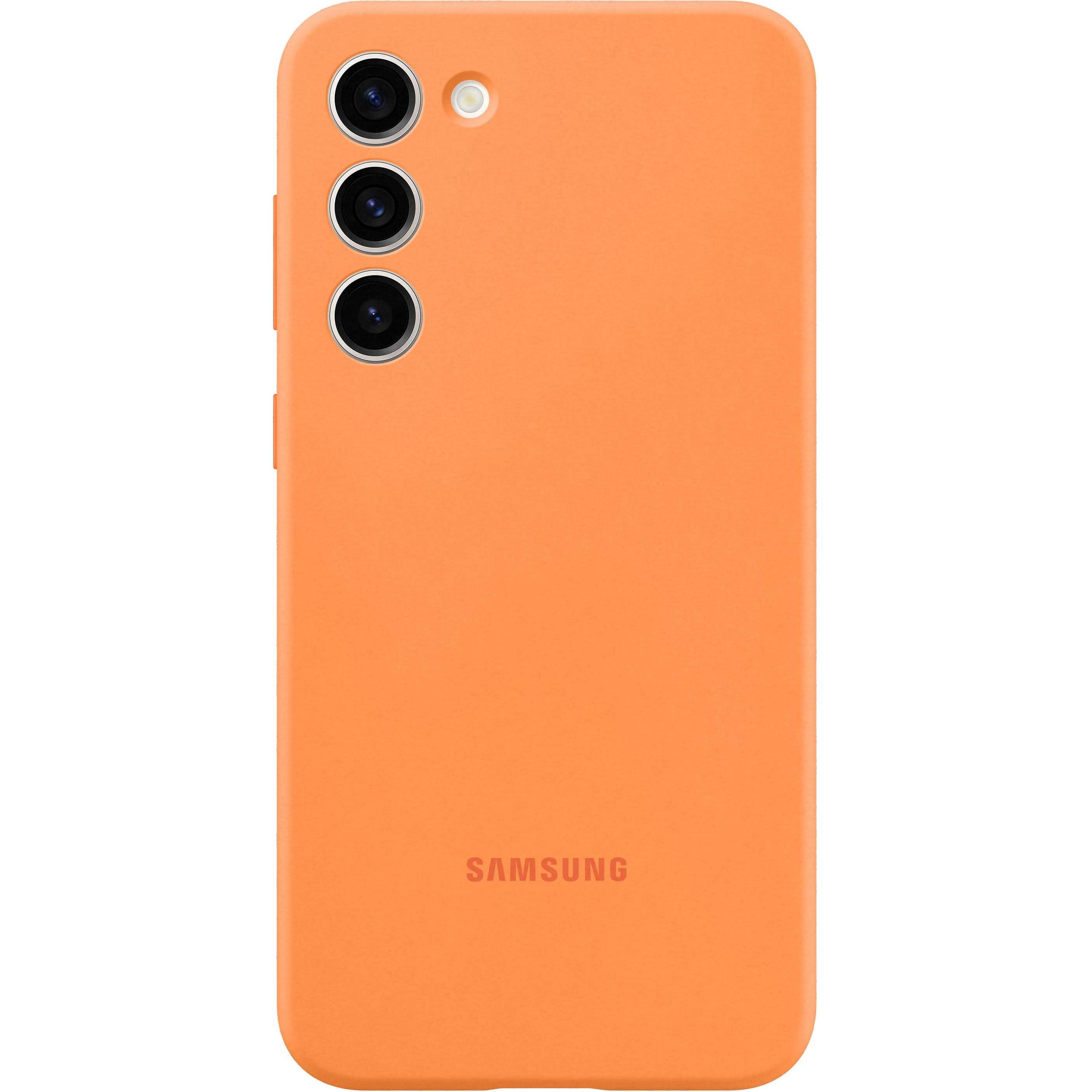 Samsung Silicone Case (Samsung Galaxy S23+), Smartphone Hülle, Orange