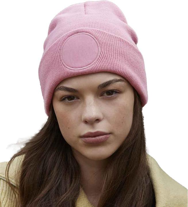 Produktbild Beechfield Runder Patch Beanie