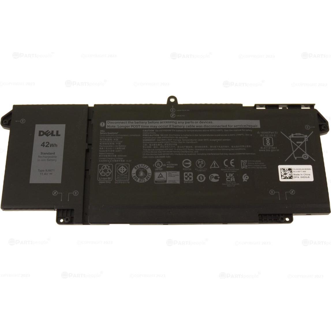 Dell BTRY,PRI,42WHR,3C,LITH,BYD (3 Zellen), Notebook Akku