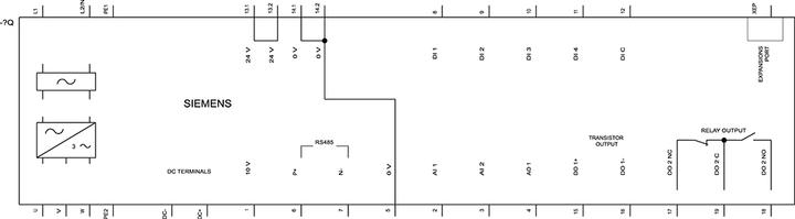 Produktbild Siemens SINAMICS V20 1AC200-240V-10/+10% 0.37kW