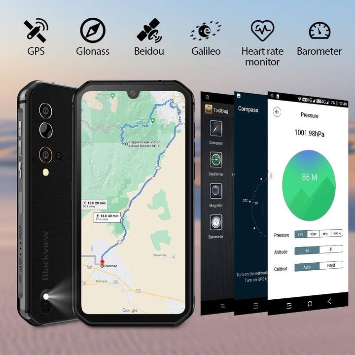 Produktbild Blackview BV9900E (128 GB, Black, 5.84", Dual SIM, 4G)