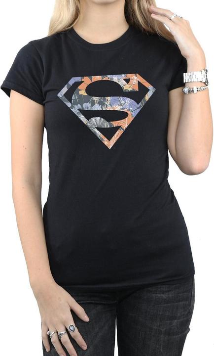 Produktbild Superman Floral Logo 2 TShirt (S)