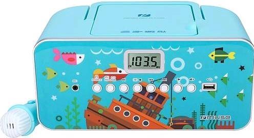 Image du produit Muse M29KB Lecteur CD pour enfants CD, FM, USB Microphone inclus (FM, PLL)