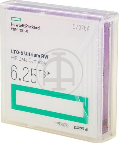 Actual product image HPE C7976a (LTO-6 Ultrium, 2500 GB)